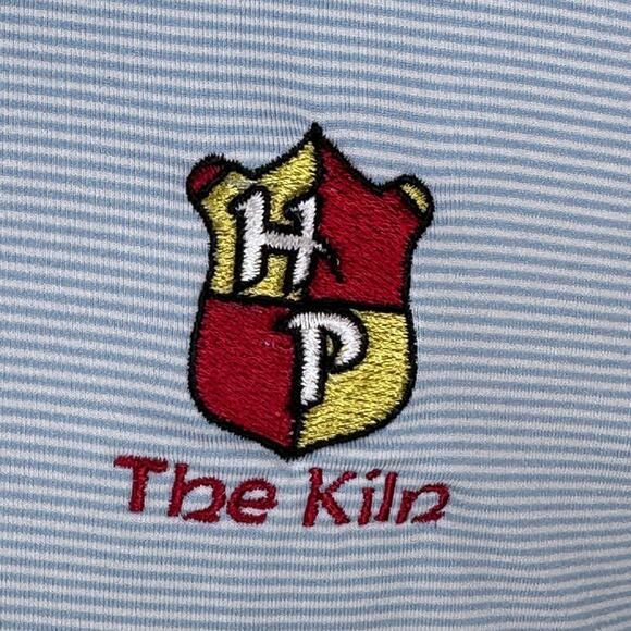 Peter Millar Summer Comfort Polo Shirt Men's Large Blue Harry Potter The Kiln - Picture 3 of 10